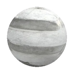 chipped concrete stair tread