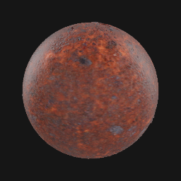 rusted iron