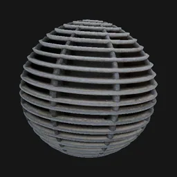 dusty metal grate