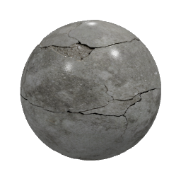 destroyed concrete